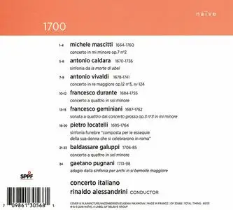 Rinaldo Alessandrini, Concerto Italiano - 1700 (2018)