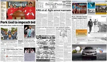 Philippine Daily Inquirer – March 13, 2012