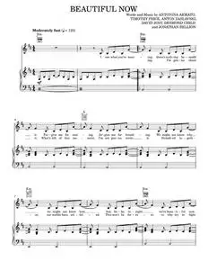 Beautiful now - Zedd (Piano-Vocal-Guitar)