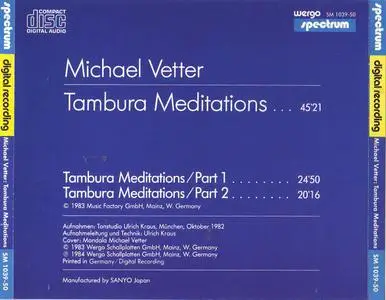 Michael Vetter - Tambura Meditations (1983) {Wergo SM 1039-50}
