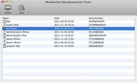 Wondershare Data Recovery for iTunes 1.0.2