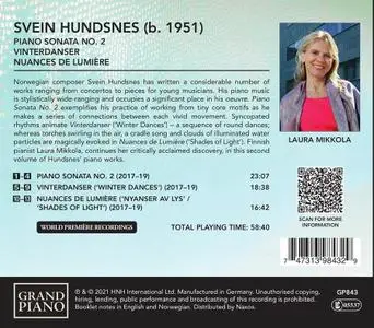 Laura Mikkola - Svein Hundsnes: Piano Sonata No.2; Vinterdanser; Nuances de Lumière (2021)