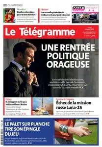Le Télégramme Quimperlé - 21 Août 2023