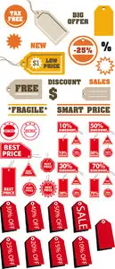 SS Discount Labels