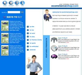 Full Site Template (html + psd)