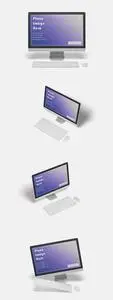 Minimal iMac Mockup MCWTTXQ