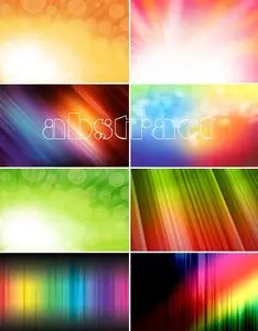Northern Lights - set of abstract backgrounds
