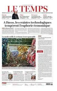 Le Temps - 24 janvier 2018