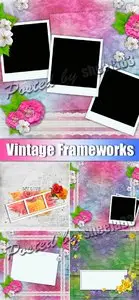 Stock Photo - Vintage Frameworks