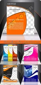 Business flyer template or corporate banner vector