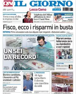 IL GIORNO DI LECCO 11 GENNAIO 2010