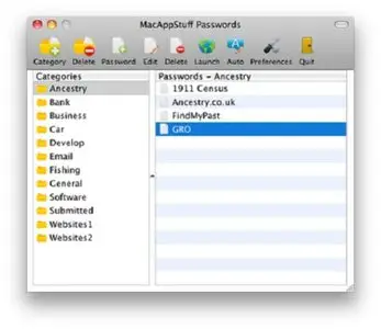 MacAppStuff Passwords 1.11