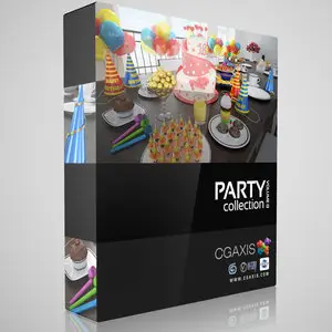CGAxis Models Vol.13 Party Collection