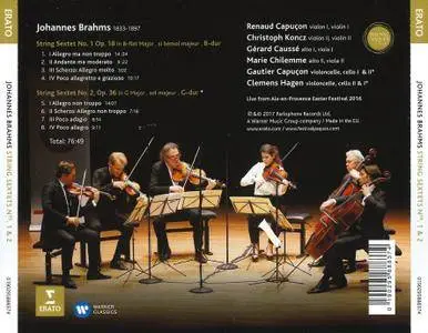 Renaud Capuçon - Brahms: String Sextets (Live from Aix Easter Festival 2016) (2017)