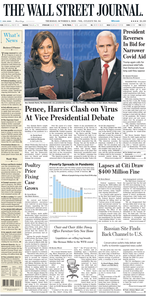 The Wall Street Journal – 08 October 2020