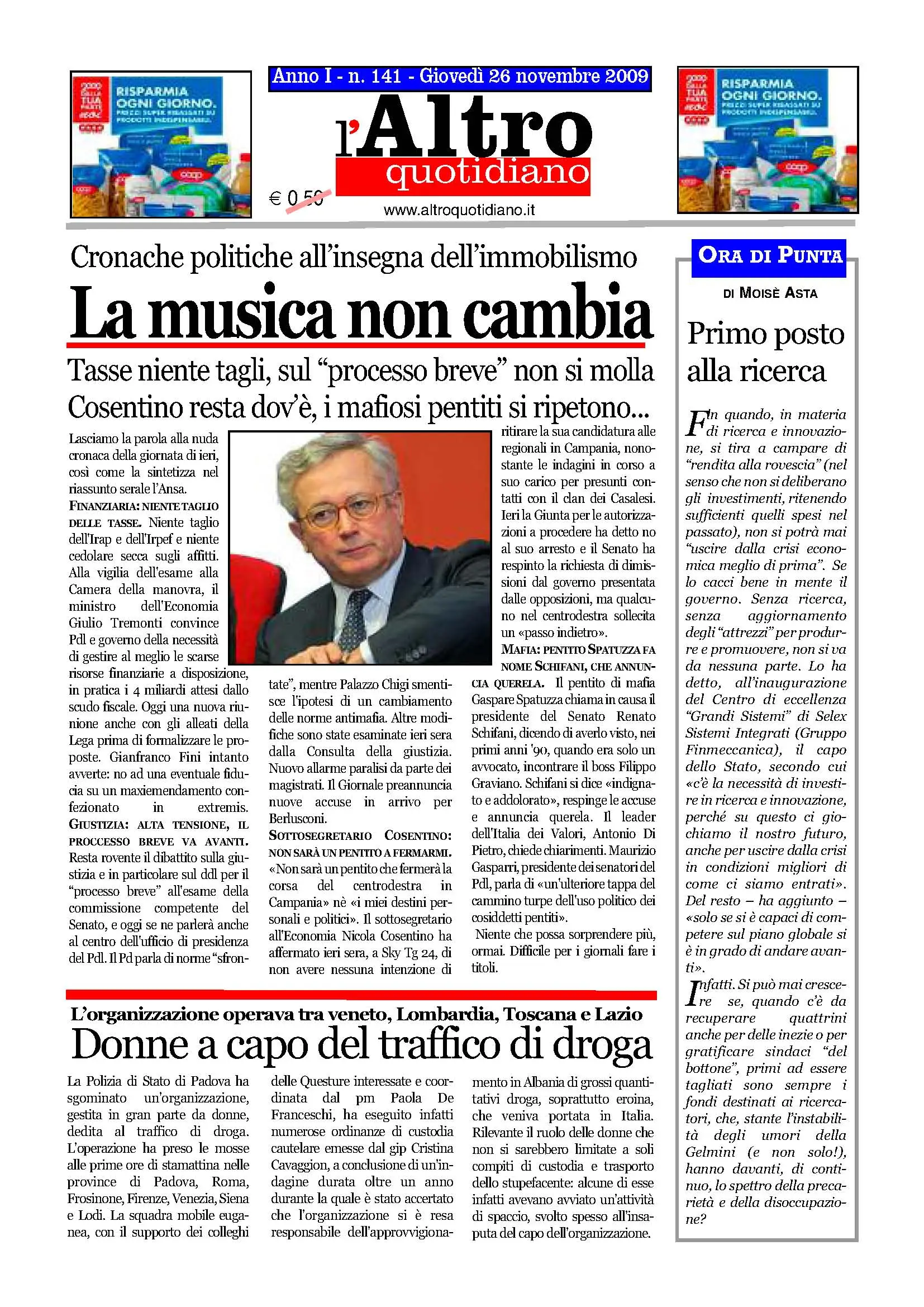 Altro Quotidiano 26.11.2009