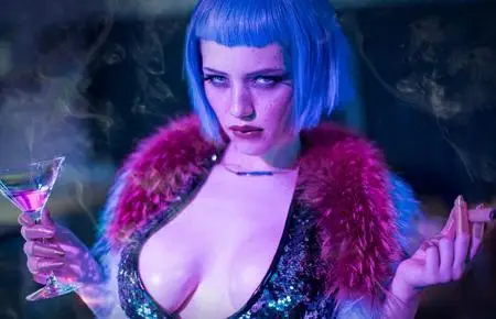Lada Lyumos as Evelyn Parker from Cyberpunk 2077 by Kira Mitenkova