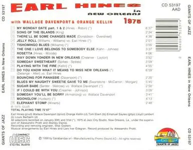 Earl Hines - In New Orleans (1975) {Sarabandas}