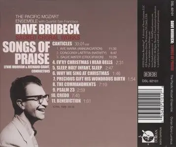 Dave Brubeck - Sacred Choral Works: Songs of Praise - Pacific Mozart Ensemble (2010) {Dorian--Sono Luminus ‎DSL-92101}