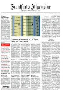 Frankfurter Allgemeine Zeitung F.A.Z. mit Rhein-Main Zeitung - 03. Oktober 2017