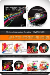 CD Cover Presentation Design - Stock Vectors 