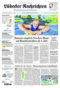 Lübecker Nachrichten Mecklenburg - 27. Juni 2018