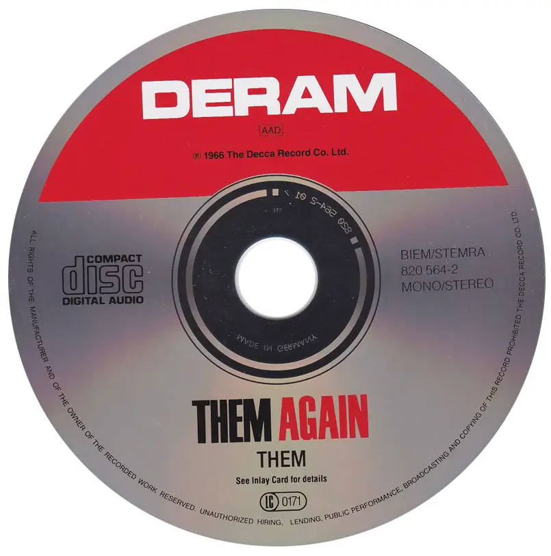 Use them again. Them them again 1966. Deram records. Deram. Decca deram record Brush.