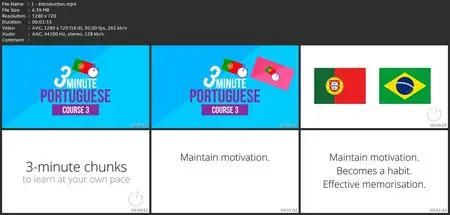 3 Minute Portuguese - Course 3 | Lessons For Beginners