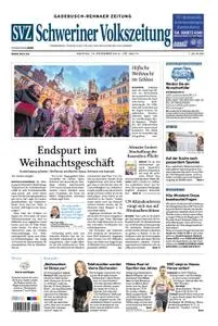 Schweriner Volkszeitung Gadebusch-Rehnaer Zeitung - 16. Dezember 2019