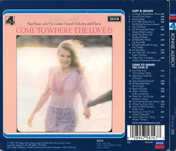 Ronnie Aldrich - Soft & Wicked (1973) + Come to Where The Love Is (1972) 2LP in 1CD, 2004