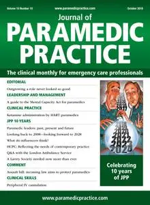 Journal of Paramedic Practice - October 2018