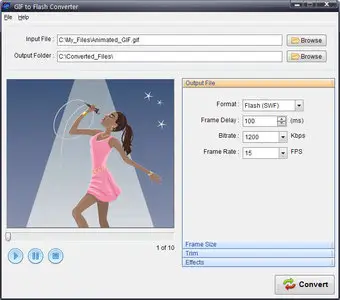 Program4Pc GIF to Flash Converter 4.0