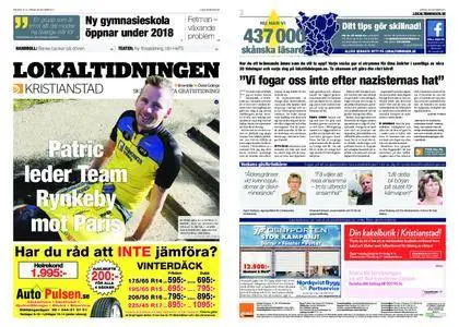 Lokaltidningen Kristianstad – 28 oktober 2017
