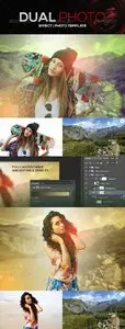 GraphicRiver Dual Photo Effect Photo Template