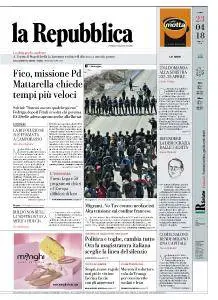 la Repubblica - 23 Aprile 2018