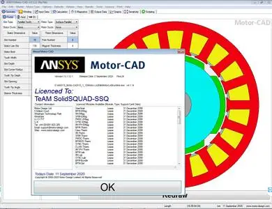 ANSYS Motor-CAD 13.1.12