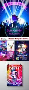 Vectors - Dance Party Posters 2