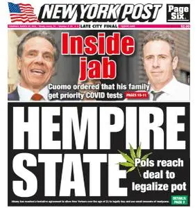 New York Post - March 25, 2021