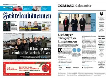 Fædrelandsvennen – 19. desember 2019