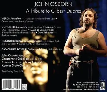 John Osborn - A Tribute to Gilbert Duprez (2017)