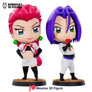 Jessie and James Chibi