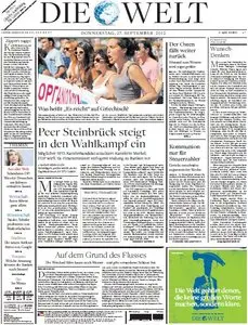 Die Welt am 27. September 2012