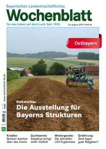 Bayerisches Landwirtschaftliches Wochenblatt Ostbayern - 22. August 2019