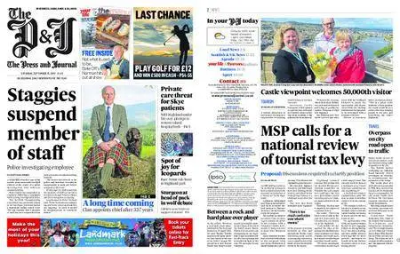 The Press and Journal Highlands and Islands – September 15, 2018