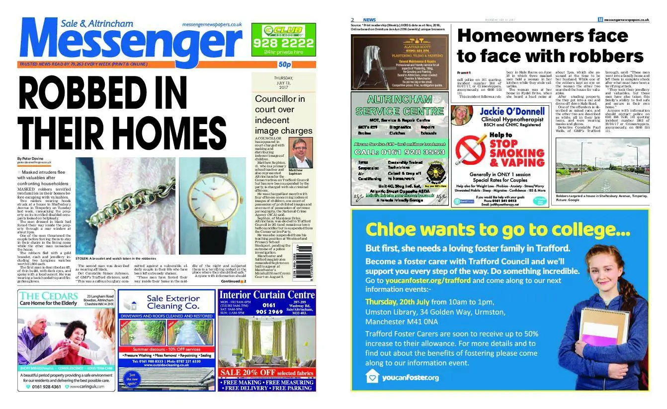 Sale & Altrincham Messenger – July 13, 2017