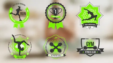 VideoHive - Yoga Sports Running Gym Fitness Titles - 60941464