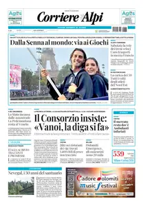 Corriere delle Alpi - 27 Luglio 2024