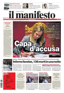 il Manifesto - 30 Ottobre 2025