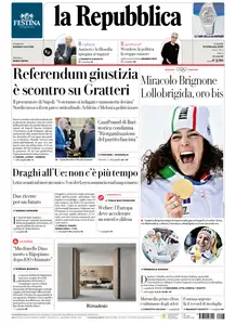 la Repubblica - 13 Febbraio 2026