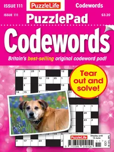 PuzzleLife PuzzlePad Codewords - Issue 111 2025